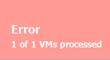 Backup job failed